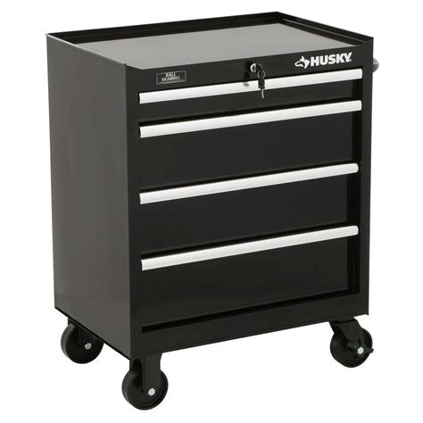 husky 4 drawer steel base cabinet|4 drawer portable tool box.